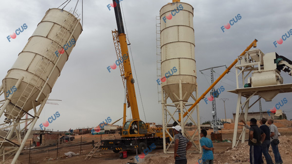 Central De Concreto Movel Em Operação Na Argélia 5